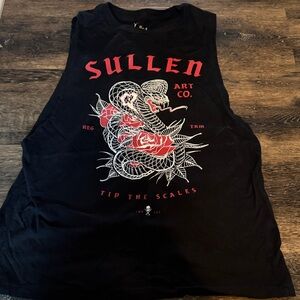 Sullen Art Co. Black Sleeveless Top